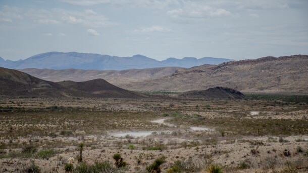 A view of Chispa Road in Jeff Davis County.