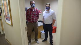 Noah Beacom and John Shaw of the Primary Health Care Clinic in Des Moines say STI testing has dropped sharply during the COVID-19 pandemic.