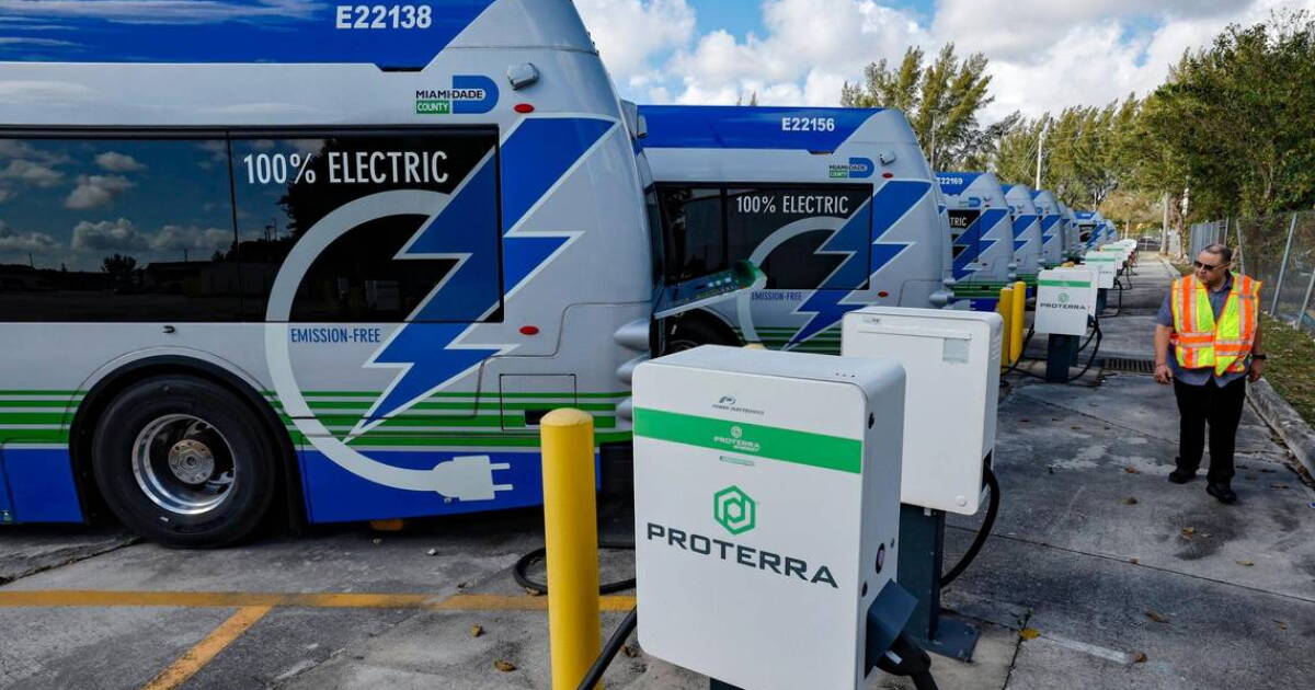 South Florida’s fleet of electric buses cost $126 million. Only a few ...