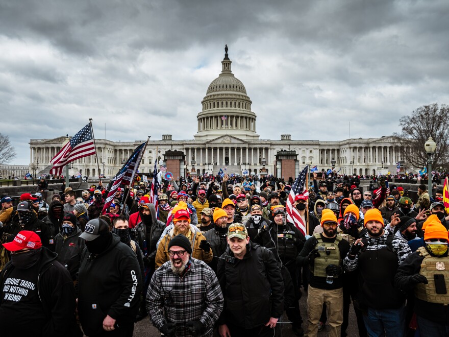 At least 30 people with alleged Proud Boys connections have been charged in relation to the Jan. 6 Capitol riot, according to an NPR project tracking the hundreds of individuals being prosecuted in the attack.