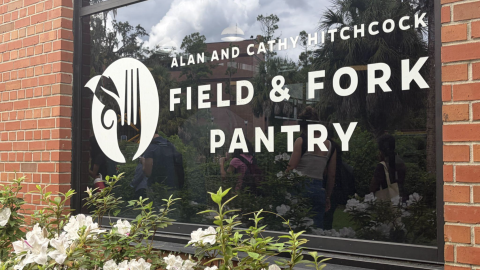 Outside view of Alan and Cathy Hitchcock Field & Fork Pantry, Wednesday, Sept. 9, 2026, in Gainesville, Fla. (Olivia Lofaso/WUFT News)