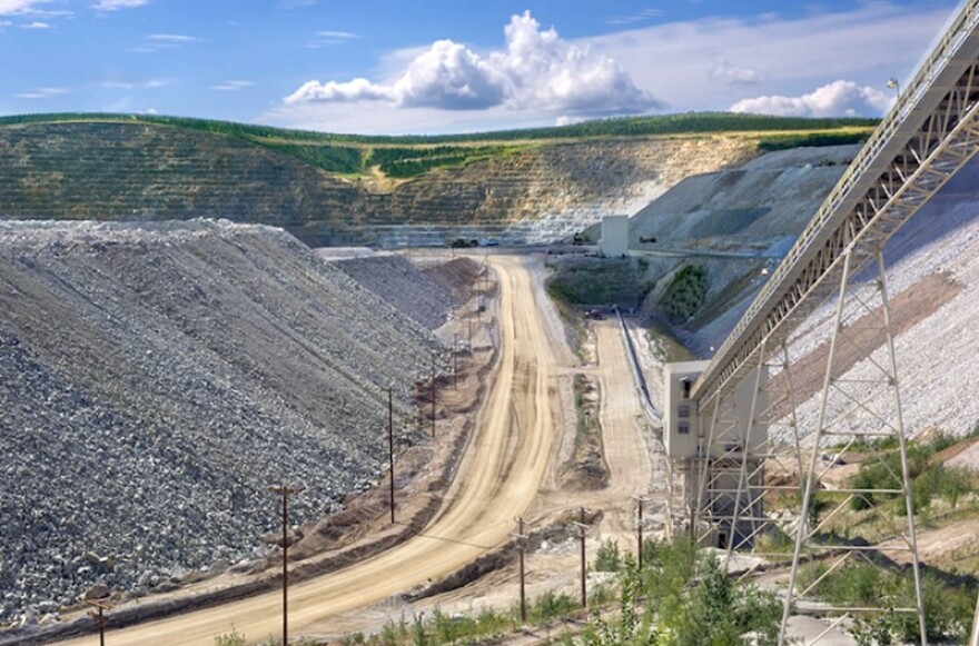Kinross's Fort Knox mine outside of Fairbanks in seen in this undated photo. Fort Knox produced 239,508 ounces of gold in 2024, according to the Alaska Department of Labor and Workforce Development, and it is one of the state's six major mines.
