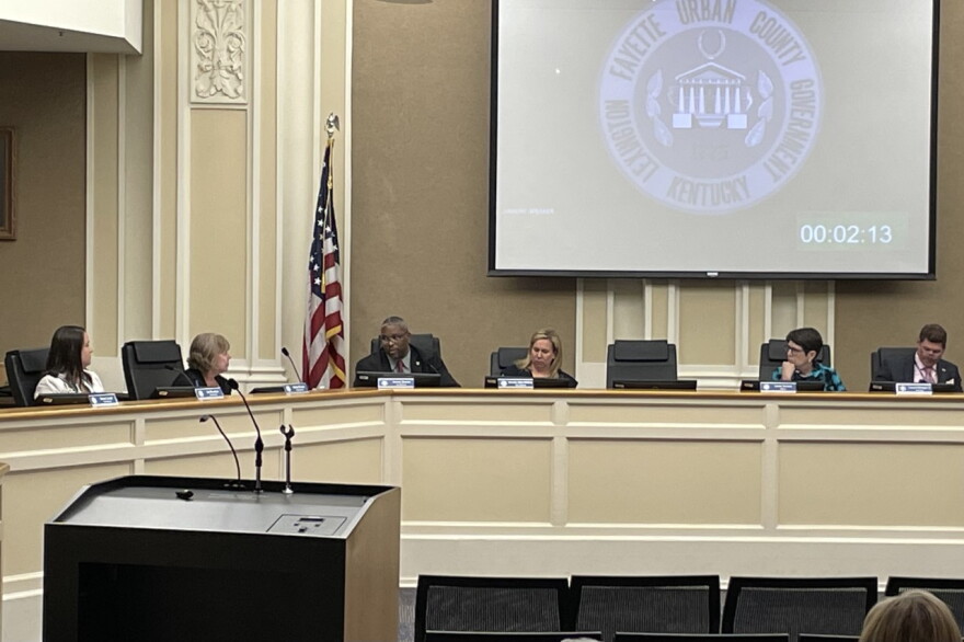 Lexington-Fayette Urban County Council Work Session