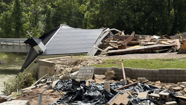 Million Church in Madison County was swept away by flash flooding June 27, 2026.