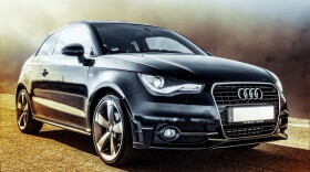 Stock photo of an Audi automobile