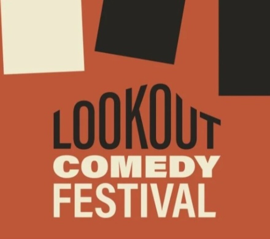 Lookout Comedy Festival logo.