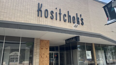 Kositchek's was a men's fine apparel store located in downtown Lansing. A flooding roof forced the business to close two years ago, and staff have made the decision to close permanently.