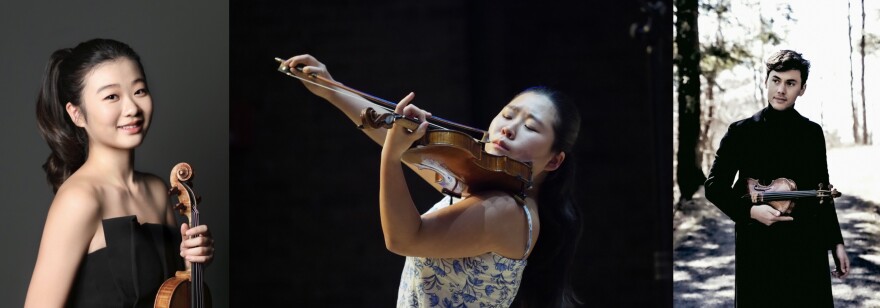 Lauren Yoon, Laurentia Woo and Benjamin Beilman