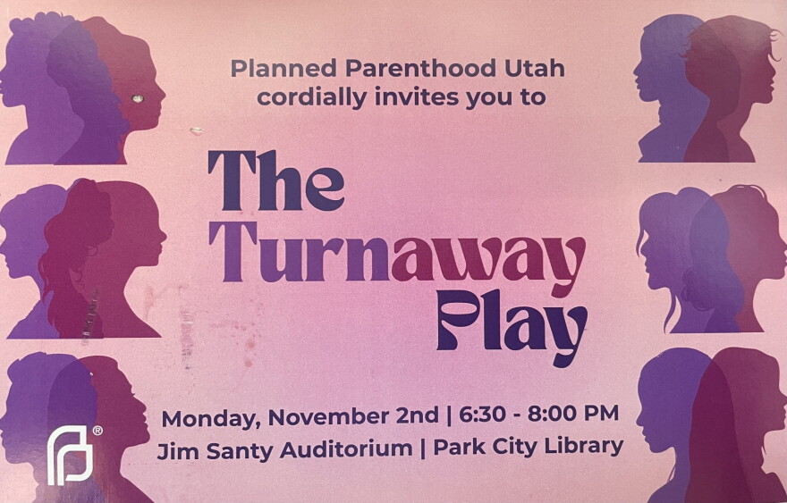 "The Turnaway Play" will be presented Monday, Nov. 2 at the Jim Santy Auditorium in Park City.