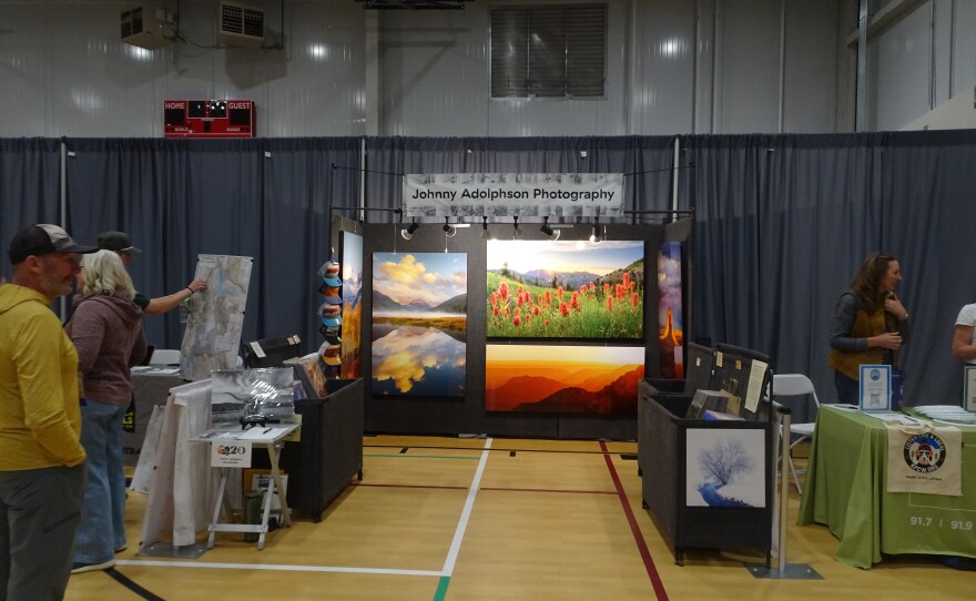 Nearly 80 businesses and organizations set up booths at the event.