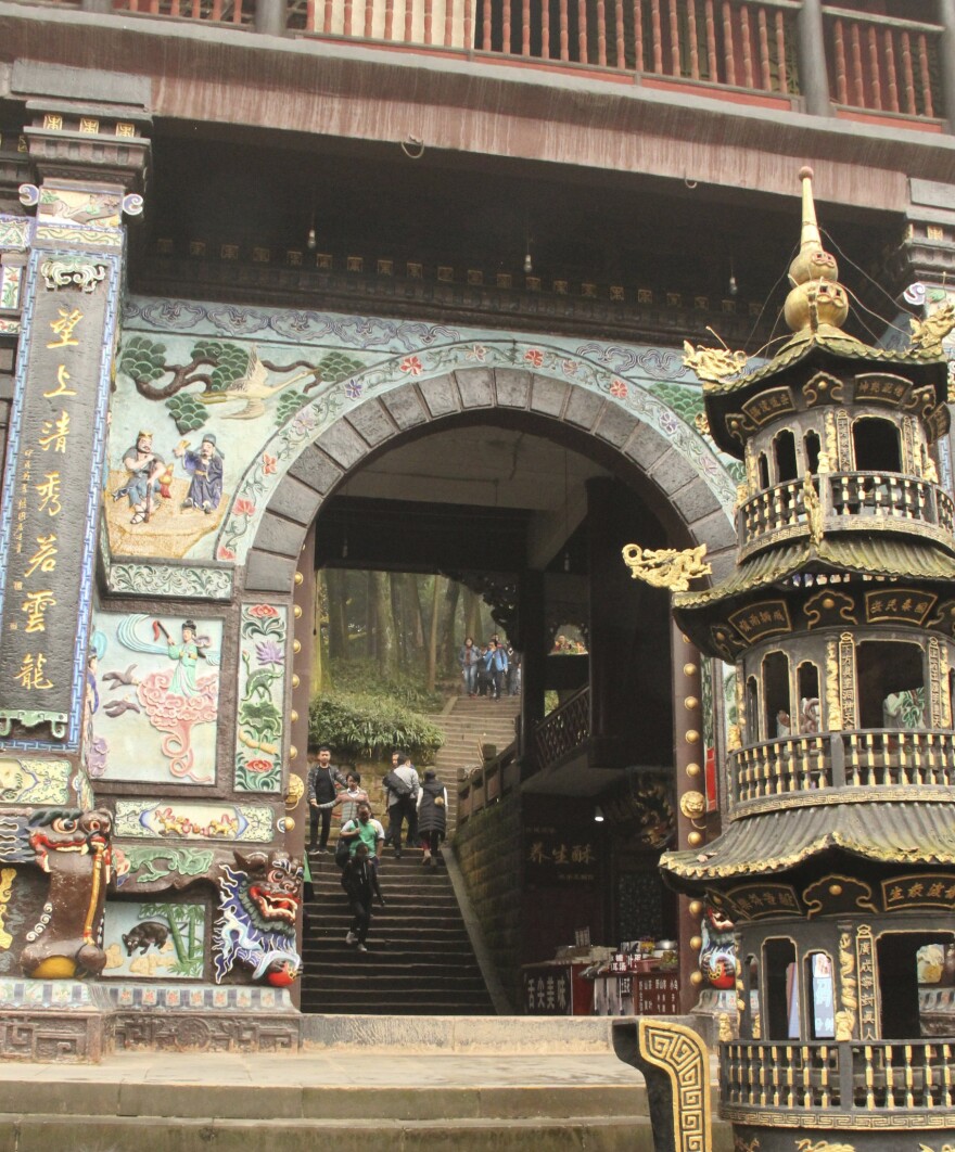 Sacred Temple Complex at Mount Emei