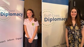 Erin Reilly, a student at Catholic High School, has been selected for the Youth Ambassadors Program with Algeria (left), and Sarah Boyles, an International Baccalaureate student at Pensacola High School, will participate in the Iraqi Youth Leadership Exchange Program (IYLEP) (right).