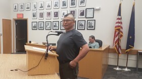 Brian Henry addresses Bethel City Council before his appointment to the body on June 5, 2018.
