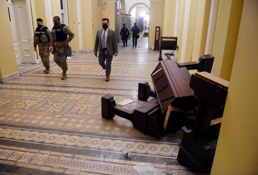 Rioters damaged the U.S. Capitol building after they breeched security and entered the building during a session of Congress. Lawmakers and other workers in the building had to hide for hours before heavily armed police cleared the building.