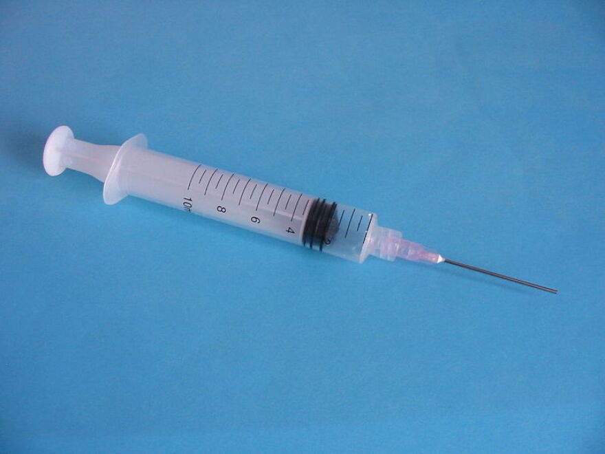needle, syringe