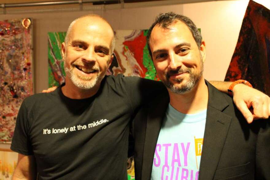 Peter Michael Marino and Mike Marinaccio. Photo: Matthew Peddie, WMFE