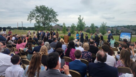 A ceremonial groundbreaking for a temple in Springfield, Mo. for the Church of Jesus Christ of Latter-Day Saints on June 6, 2026.