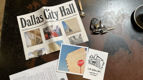 The Save Dallas City Hall Coalition announced plans to initiate the petition process to put an item on the May 2027 ballot that would let voters decide the building's future.