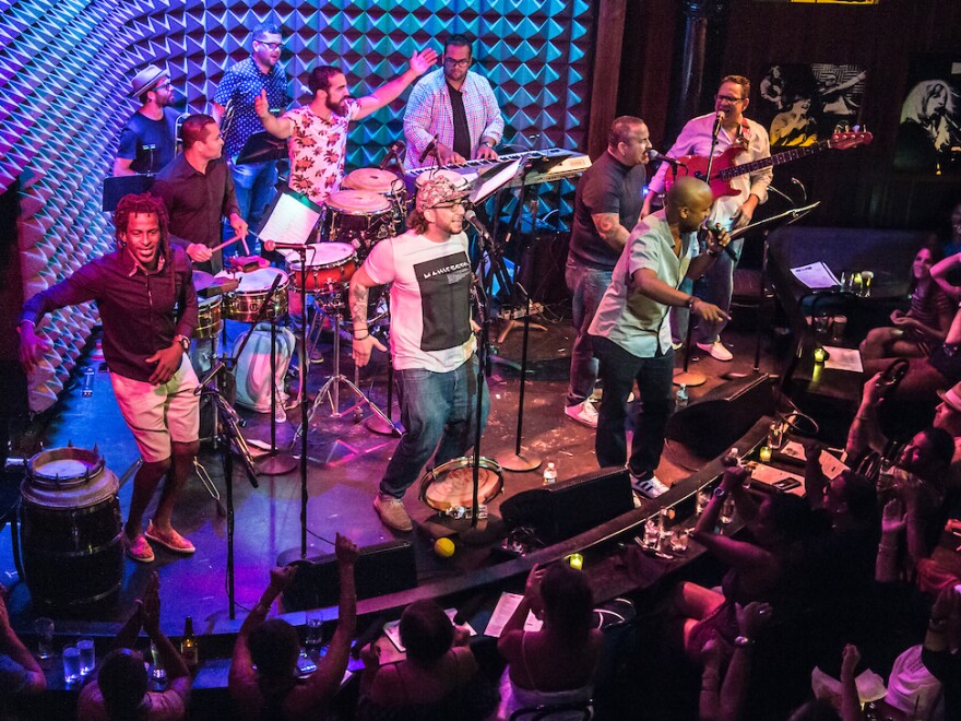 Plena Libre performs at Joe's Pub.