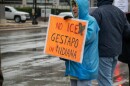 Protesters were calling for the removal of ICE from Indiana entirely, a call that ramped up at a protest on Thursday.