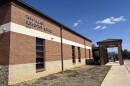 The brick facade of Judson ISD's Park Village Elementary school.