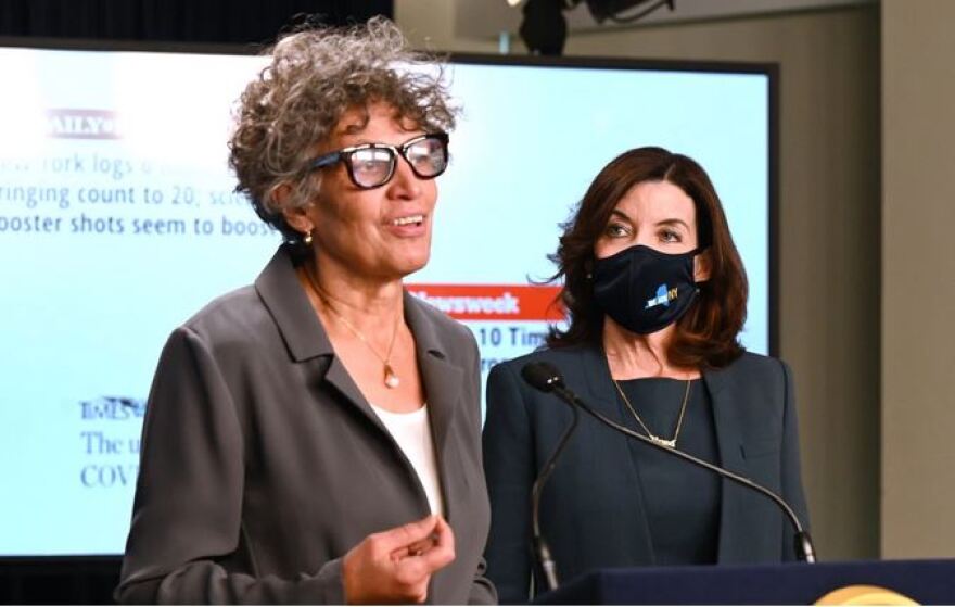 New York State Health Commissioner and Gov. Kathy Hochul