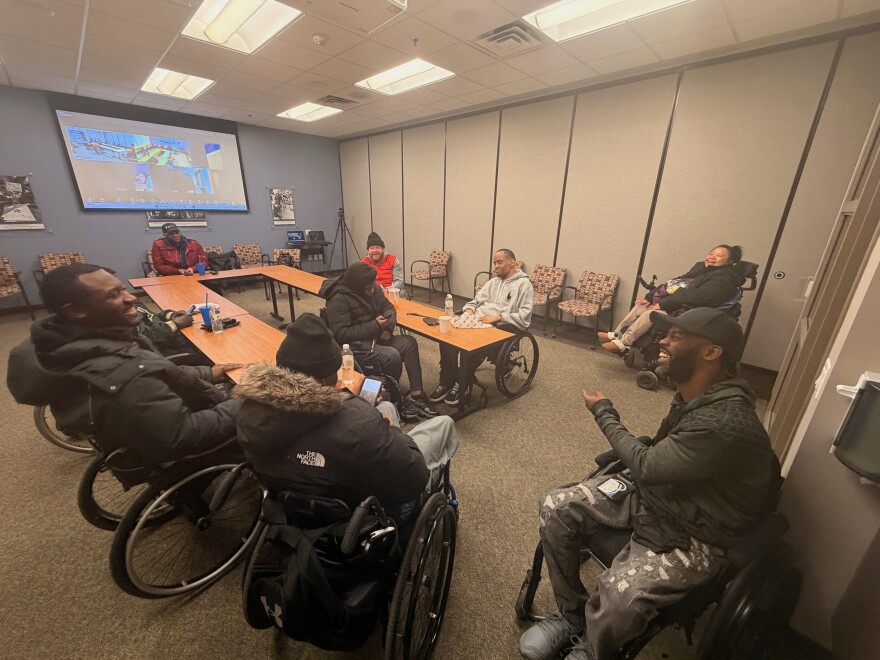 The spinal cord support group at Independence First creates a space for people to connect about their experiences navigating the world with mobility issues.