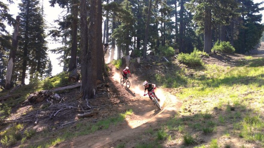 <p>Mount Bachelor opened to mountain bikers to cater to Bend's growing "bike scene."</p>