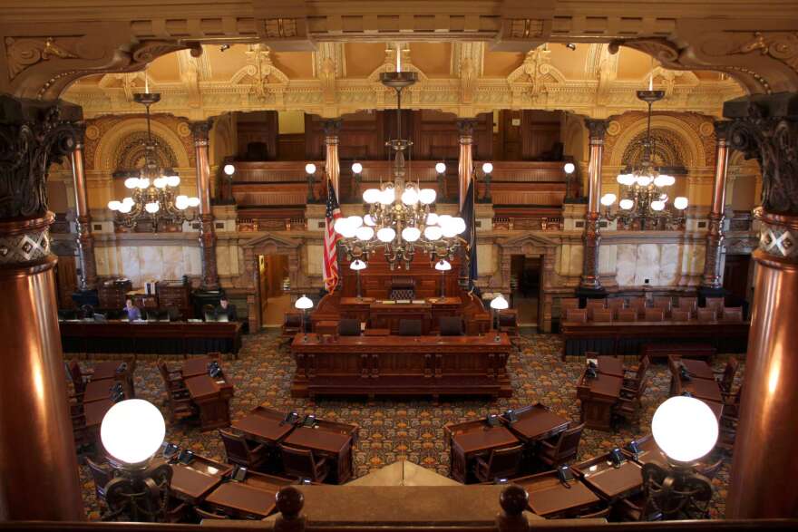 The Kansas Senate chamber. (Photo by Stephen Koranda)