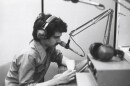 Randy Gorbman as a undergrad student at Syracuse University. He's seen here at the college radio station, WAER.