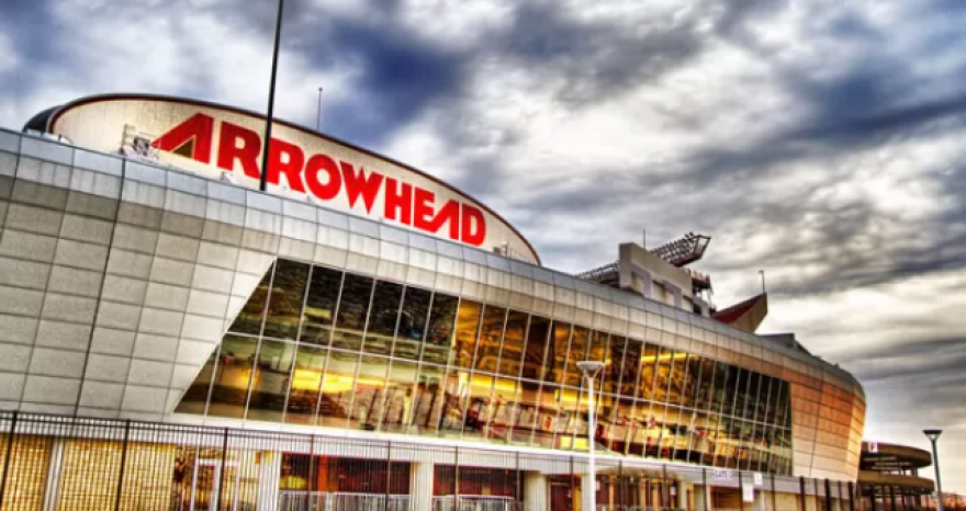 Arrowhead Stadium, home of the Kansas City Chiefs.