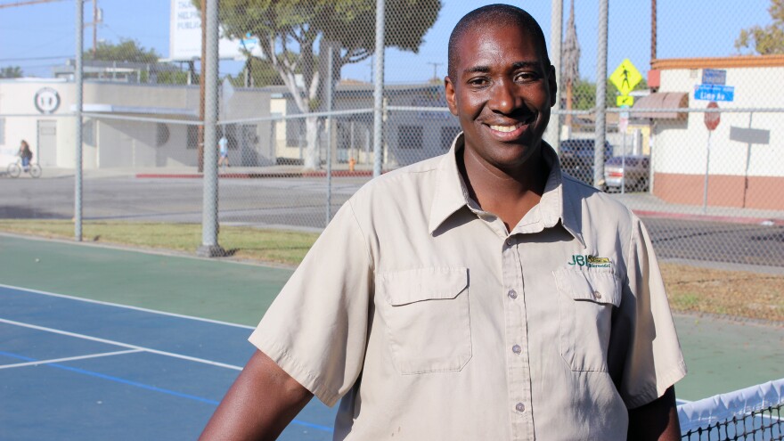 Andre Barbee met Venus and Serena Williams on the tennis courts at East Rancho Dominguez Park in Compton. He was 21 years old when Richard Williams invited him to train with his daughters.
