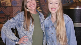 Front Porch host Laura Ray with Bronwyn