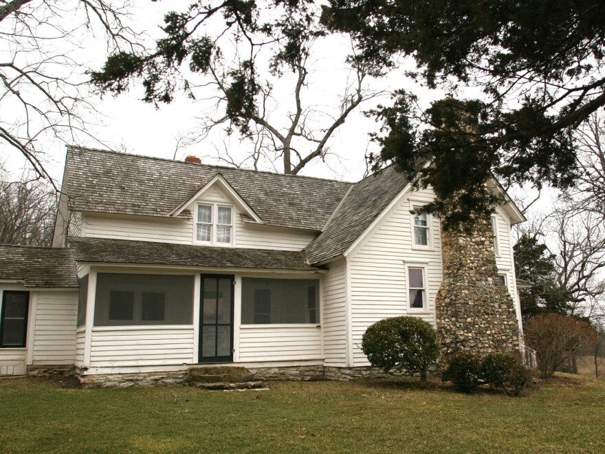The white clapboard farmhouse where Laura Ingalls Wilder wrote many of the books in her Little House on the Prairie novels still stands in Mansfield, Mo.