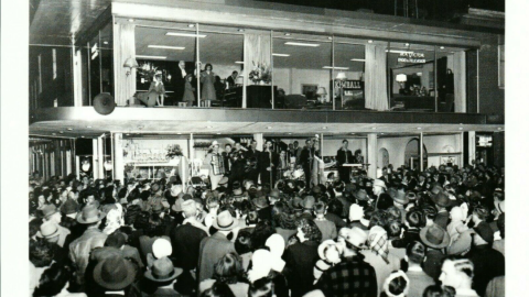 Conrad's Music Store Grand Opening, Corydon, Indiana.