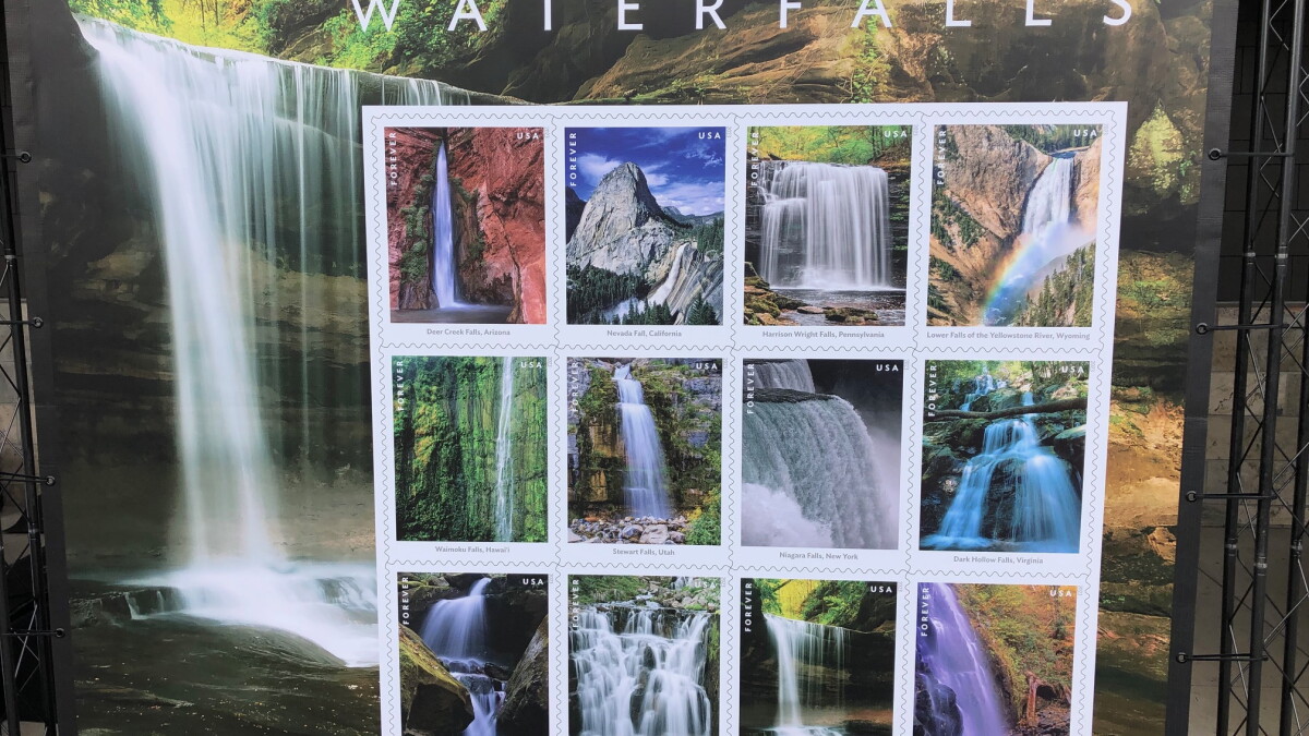 Waterfalls Stamps Unveiled in Yellowstone - Vimarsana News