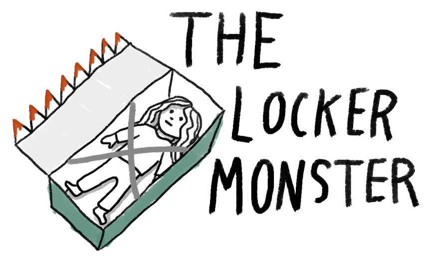 Illustration of the Locker Monster