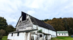 The historic barn on the Santos Farm property in Milford Twp.