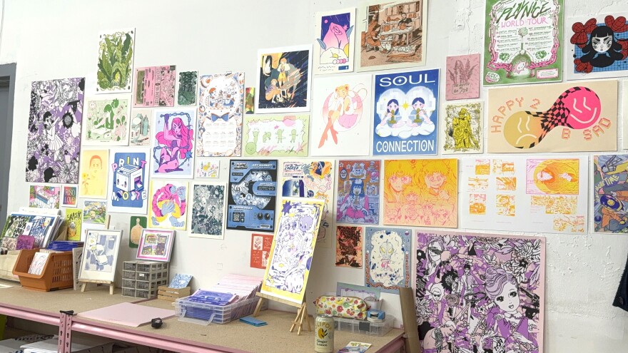 Play Nice Press is a risograph printing press based in Dallas that works with artists who want to print their artwork in a more affordable and sustainable way.