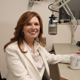 Senator Christine Drazan at the KLCC studios