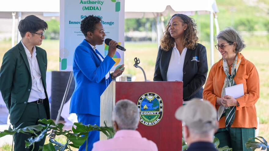 Miami-Dade County and the Miami-Dade Innovation Authority awarded three companies $100,000 to come up with solutions to divert waste from the landfill. (Armando Rodriguez/Mayor Daniella Levine Cava’s office)