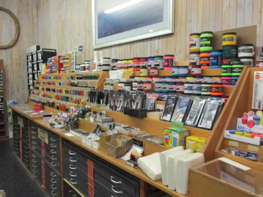 Interior of Suder's Art Store