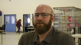 Anchorage Election administrator William Northrop at the Anchorage Election Center on May 28, 2024. (Wesley Early/Alaska Public Media)