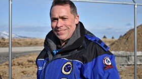 Alaska Aerospace Corporation CEO Mark Lester at the Pacific Spaceport Complex on February 21, 2020. (Photo by Kavitha George/KMXT).