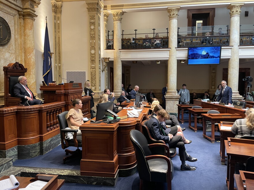 Senate President Pro Tem David Givens offering remarks about DJJ audio