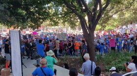 La manifestación exigió reformas a las leyes de armas.