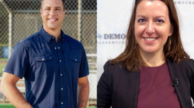 Mark Teixeira (Republican) and Kristin Hook (Democrat)