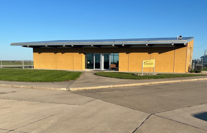 Photo taken of Northwest Missouri Regional Airport's terminal building on October 5, 2026.