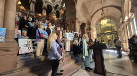 Activists with Women' s Water Walk rallied in Albany at the end of their 108-mile journey urging the state to stand firm against the administration’s efforts.