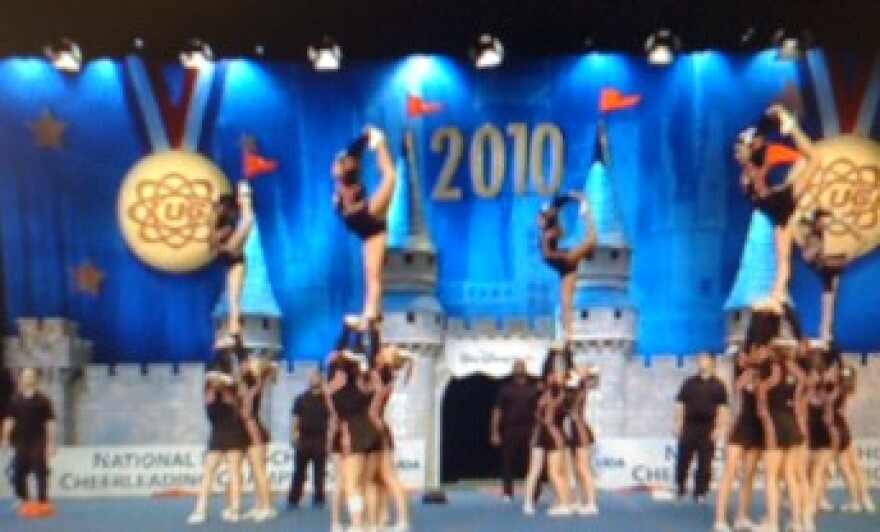 Union Cheerleaders perform at National Championship.